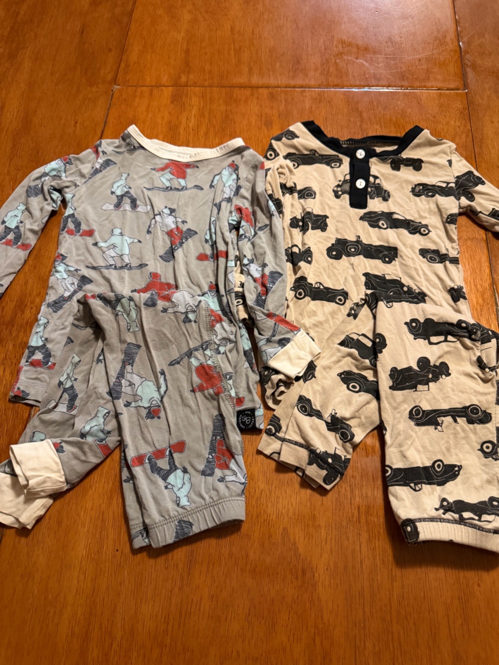 Kickee Kids & Sweet Bamboo Boys Pajamas Size 2T Set of Two